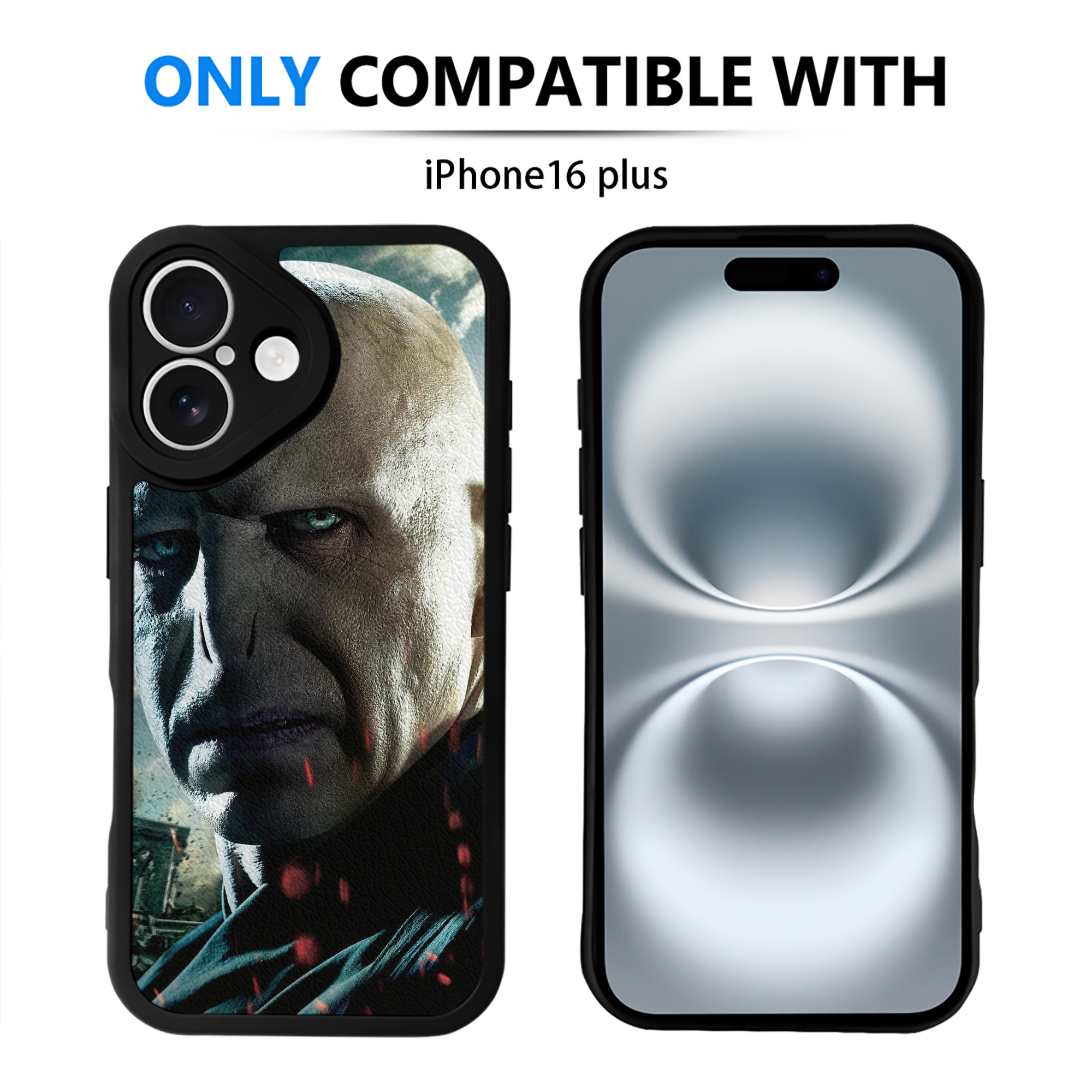 （画像用） Harry Potter ハリー・ポッターシリーズ 【iPhone 16シリーズ対応】シリコンスマホケース（レザー調） 材質：シリコン